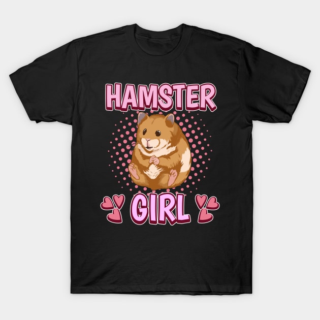 Hamster Girl T-Shirt by TheTeeBee